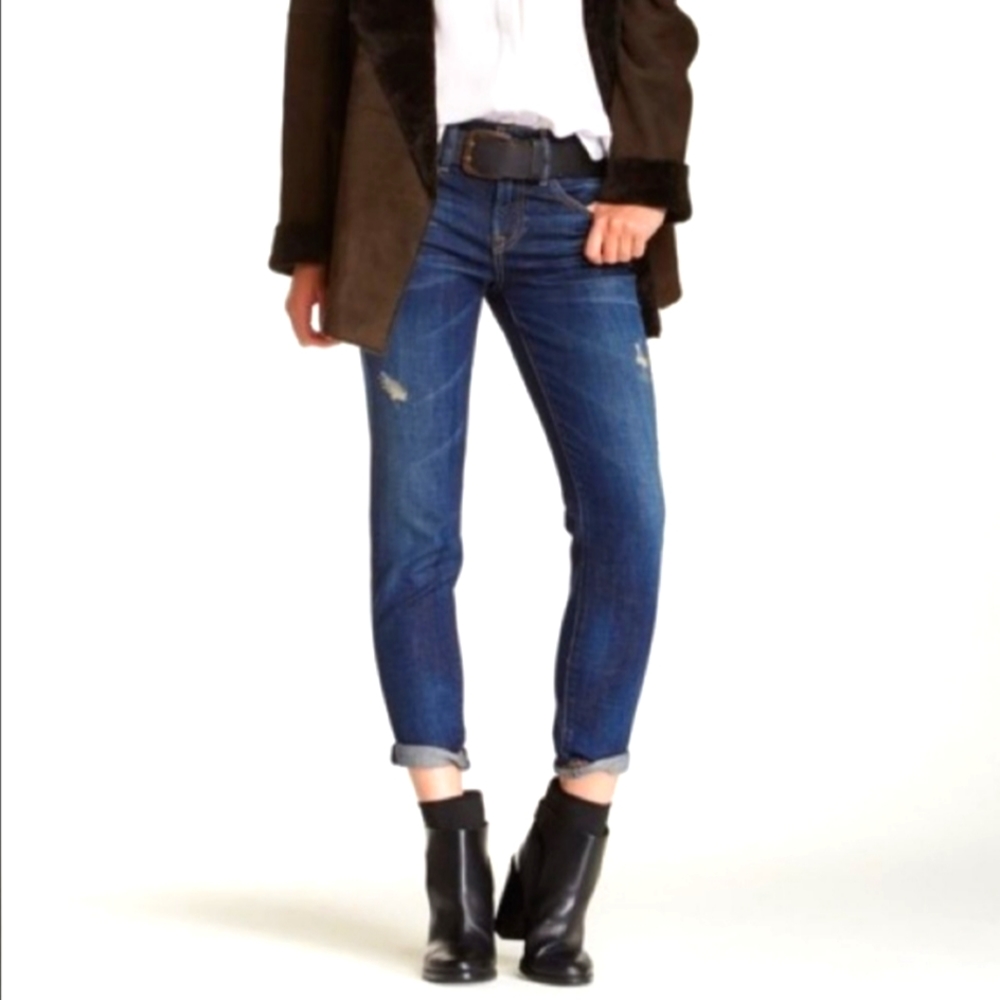 Vince Mason Relaxed Rolled Jeans